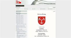 Desktop Screenshot of bip.brzeg.pl