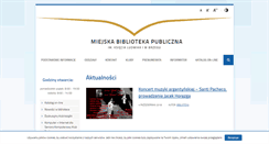 Desktop Screenshot of biblioteka.brzeg.pl